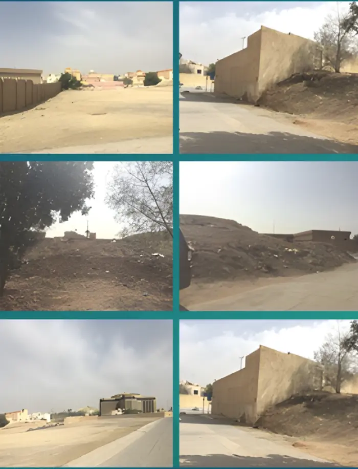 Al Fakharia land for sale (3 plots with three separate deeds) - Manassat Real Estate Company